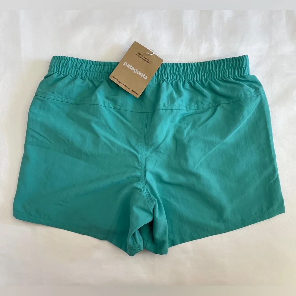 Patagonia Baggies 4" Shorts Kids' Size L/12 Subtidal Blue SP24 - Picture 7 of 9